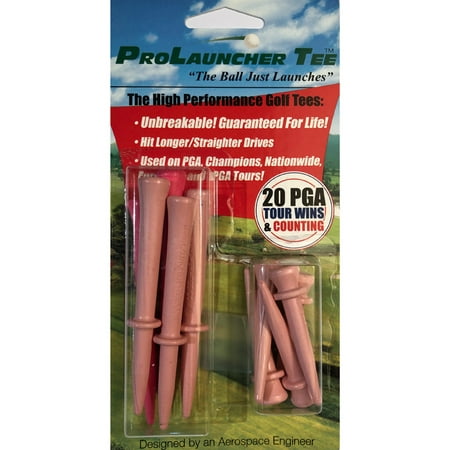 Launcher Golf Tees (10 Pack) - Pink (Top Best Launcher For Android)
