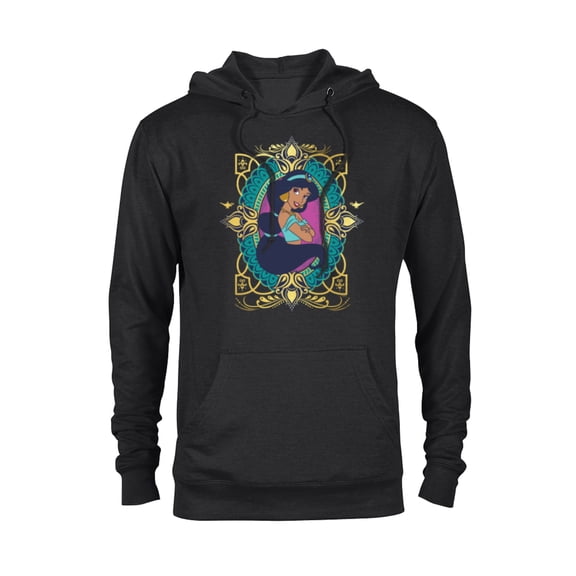 Disney Princess Jasmine Agrabah Emblem - Pullover Hoodie for Adults - Customized-Black