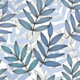 thumbnail image 3 of Blue Leaves Wallpaper Pre-Pasted - 25"W x 225"H, 3 of 3