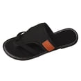 thumbnail image 5 of Rokment Womens Mesh Flip Flops Comfortable Breathable Athletic Mesh Flat Sandals Beach Summer Casual Walking Thong Slides Slippers for Sports Black Size 6.5, 5 of 6