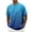 Blue, variant on Men's and Big Men's Workout Shirt Athletic Core Shirt Quick Dry Moisture Wicking Short Sleeve Performance T-Shirt Gradient,Blue,L