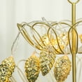 thumbnail image 3 of Cadena de lámpara Galvanizado Navidad Cono de pino Cadena de luz Caja de batería Lámpara decorativa de árbol de Navidad blanco cálido yeacher  3,0 m 20 lámparas, 3 of 7