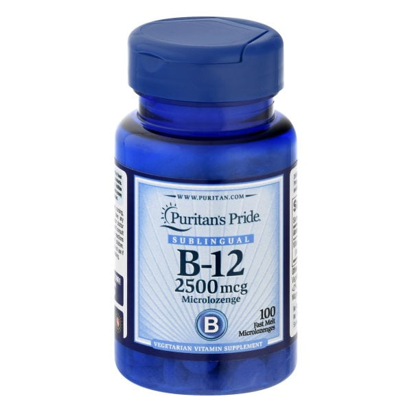 Puritan's Pride Vitamin B-12 2500 mcg Sublingual