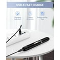 thumbnail image 4 of Dapsang Tondeuse à Sourcils, Rasoir Électrique pour Sourcils pour Femmes Hommes, Rasoir Facial Rechargeable Indolore à Lumière LED avec Lame Rinçable pour Visage Lèvres Cou Jambe, 4 of 8