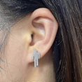 thumbnail image 4 of Unique Silver Earrings for Women by Billie Eilish One Pair Included, 4 of 5