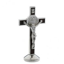 Almencla 6xCrucifix Jesus Cross Statue Figurine for Car Home Chapel Decor