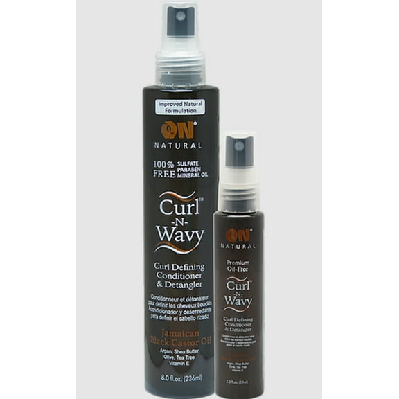 On Natural Curl-N-Wavy Curl Defining Conditioner  Detangler - Jamaican Black Castor Oil