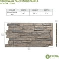 thumbnail image 5 of Ekena Millwork EverStone Faux Stone Siding, Boardwalk Bay, 48", 5 of 9