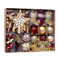 thumbnail image 5 of Kit de adornos navideños, bonitos adornos decorativos colgantes, bolas de Navidad, estrellas, bastones de caramelo, regalo, 5 of 5