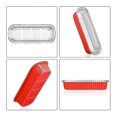 thumbnail image 4 of 50pcs Disposable Aluminum Foil Mini Loaf Baking Pans With Lids, 4 of 5