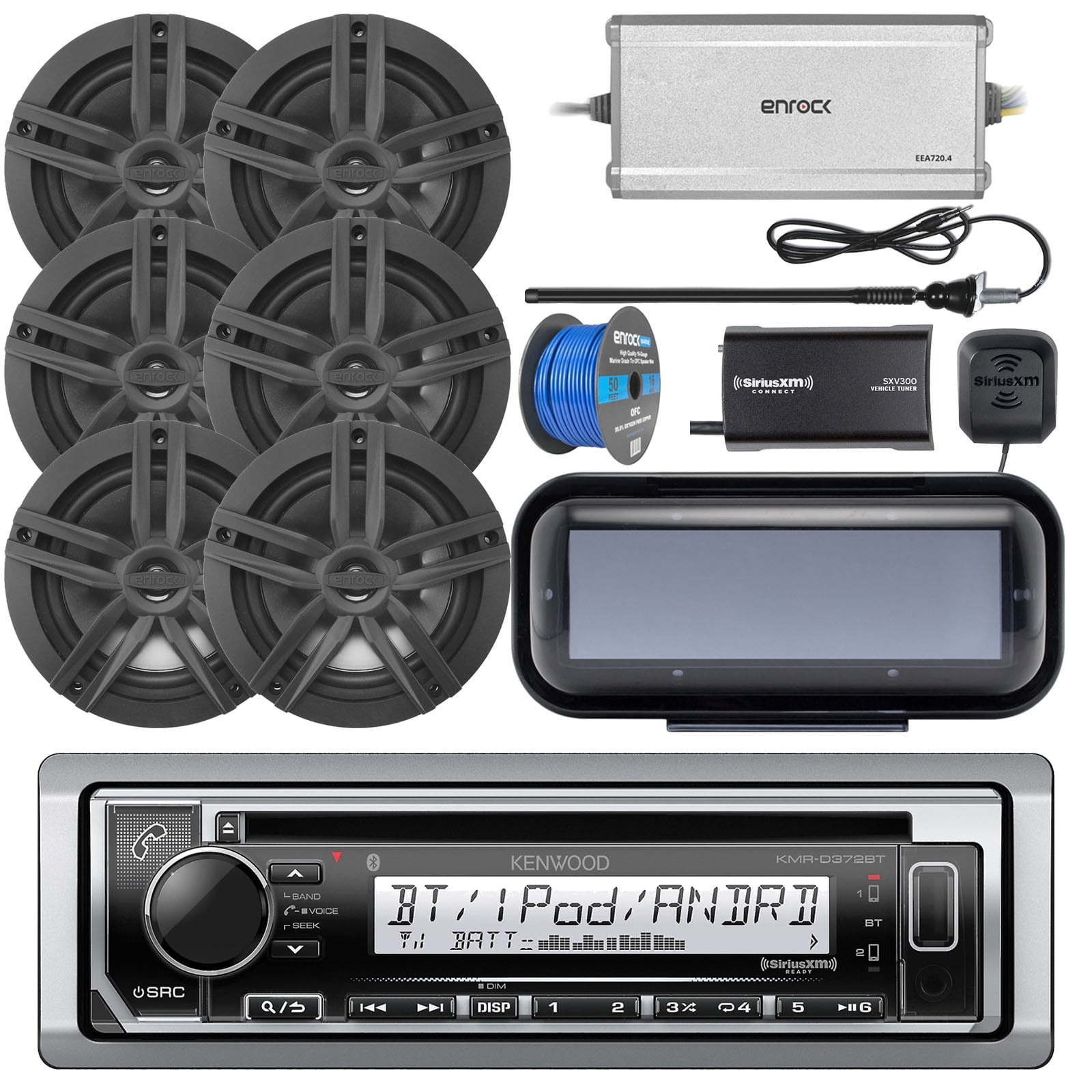 marine radio and speakers walmart