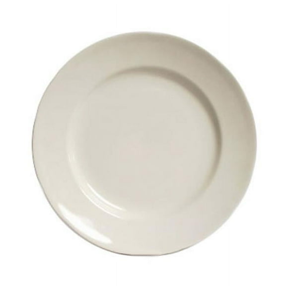 Tuxton China TSC-007 Shell 7.25 in. Scalloped Plate - American White  - 3 Dozen