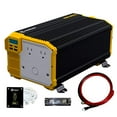 thumbnail image 1 of Krieger 4000 Watt 12V Power Inverter Dual 110V AC Outlets, Installation Kit Included, Automotive Back Up Power Supply for Blenders, Vacuums, Power Tools - ETL Approved Under UL STD 458, 1 of 6
