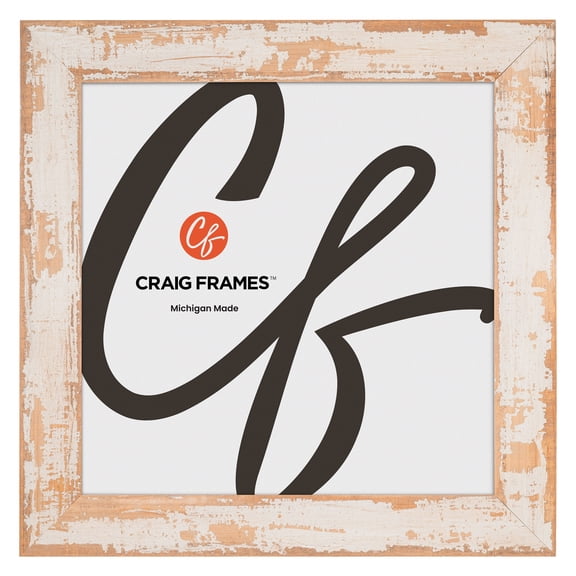 Craig Frames Hatteras XL, 15x15 Picture Frame, Oak Whitewash