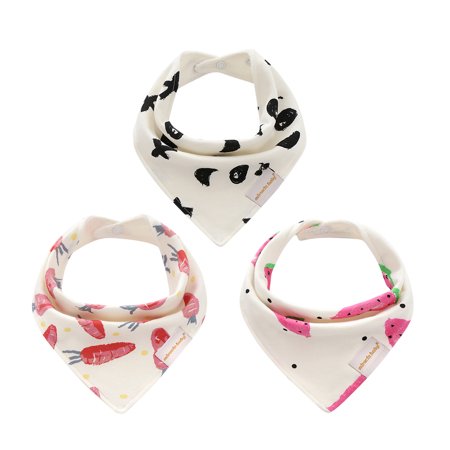 

〖CFXNMZGR〗Baby Bibs Burp Cloths Baby Bandana Bibs For Baby Bibs Drooling And Teething Absorbent Bibs 3 Pack
