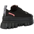 thumbnail image 3 of Palladium Revolt Lo Tx Women's Lace Up Chunky Platform Canvas Trainers In Black Size 7, 3 of 6