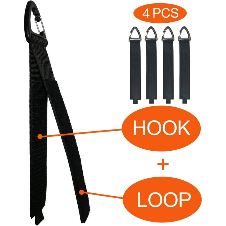 Extension Cord Holder Organizer(4 Pcs L), Extension Cord Hanger for Garage  Organization and Storage, 16-Inch Heavy Duty Storage Strap for Extension  Cord within 100ft, with Triangle Buckle for Hanging 