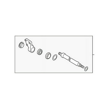 Genuine OE Mazda Intermediate Shaft - GG68-25-700B