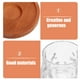 thumbnail image 3 of 1 juego de vasos de vidrio giratorios con base de madera, vasos de whisky para cócteles, vaso de whisky transparente para una mejor experiencia de bebida, 3 of 8
