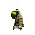 thumbnail image 1 of Ounissouiy Colgante de bombero de acrílico personalizado para árbol de Navidad, adorno para el hogar, decoraciones de ambiente Kits de decoración para fiestas No.6 Ounissouiy HA043235-02, 1 of 6