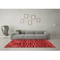 thumbnail image 3 of Ahgly Company Indoor Rectangle Abstract Red Modern Area Rugs, 6' x 9', 3 of 4