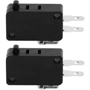 5E4 Times Durable KW3AT-16 Microwave Oven Door Micro Switch Normally Close (Pack of 2)
