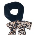 thumbnail image 4 of Bufanda con estampado de para mujer Bufandas con cuello sintética - Colr negro 2 Macarena Bufanda de cuello de invierno para mujer, 4 of 4