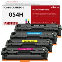 054H 054 Toner Cartridge 4-Pack Compatible for Canon 054 054H CRG-054H Toner Cartridge Set for MF644Cdw MF642Cdw (Black Cyan Magenta Yellow )