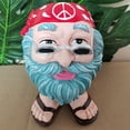 thumbnail image 1 of Maceta con cara de muggle de gran calibre, maceta para cabeza de parejas mayores, estatua, flor de resina Hombres Cola Jardinera de cara muggle, 1 of 7