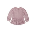thumbnail image 4 of Wonderluxe Baby Girls' Cozy Velour Top, Pant and Headband, 3-Piece Set, Sizes 0-3M-24M, 4 of 12