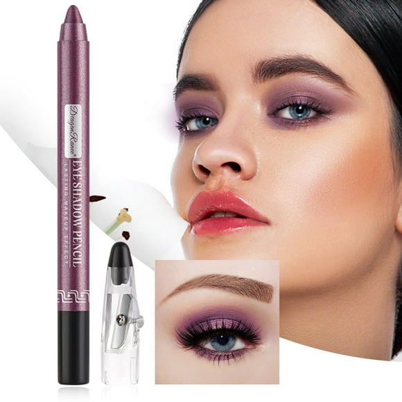 UHGEAX Eye Shadow Brush Eye Shadow Pen Eyeliner Eye Shadow Stick Eye Shadow Lying Silkworm Pen Pearl Eye Shadow Pen with Sharpener Foam Pen Makeup Eye Shadow Eyeshadow Glitter Eyeshadow Flash Sale