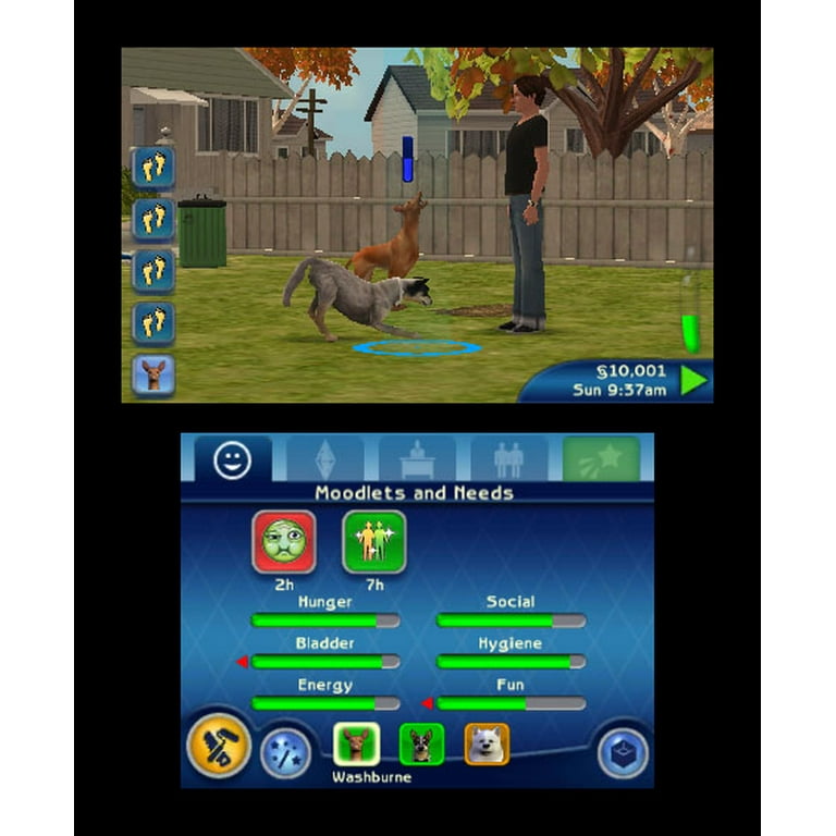 The Sims 3: Pets Video Game, Physical/Nintendo 3DS, Simulation