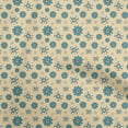 thumbnail image 1 of oneOone Cotton Poplin Twill Light Beige Fabric Floral Retro Sewing Fabric By The Yard Printed Diy Clothing Sewing Supplies 56 Inch Wide, 1 of 5