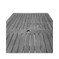 thumbnail image 4 of Renaissance Outdoor 5-piece Hand-scraped Wood Patio Dining Set, 4 of 6