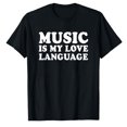 thumbnail image 1 of AALJY Music Is My Love Language T-Shirt, 1 of 5