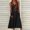 Black summer dresses, variant on SEMPAI Summer Dresses Sundresses for Women Sleeveless V-Neck Print Long Sundresses For Women 2025 Trendy for Night Club Women's Plus Dresses