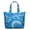 Sky-blue-7, variant on Pineapple Tree Pattern Lightweight Travel Tote - Large Capacity Shoulder Bag with Zipper Closure & Durable Handles