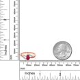 thumbnail image 3 of Gem Stone King 10K Rose Gold Red Ruby and Diamond Women's Engagement Bypass Ring (0.64 cttw, Size 9), 3 of 5