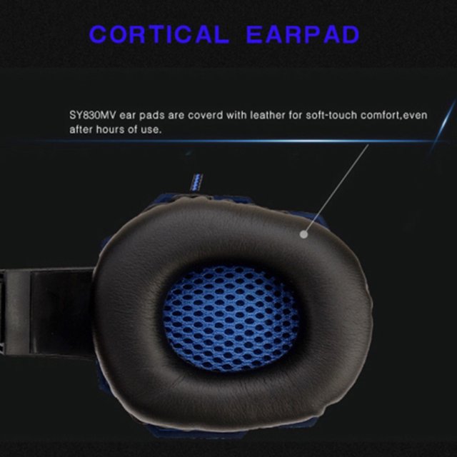 For PS4 Gaming Headset Gaming Headphones Durable Adjustable Head Mounted Computer Accessories Luminous Headphones