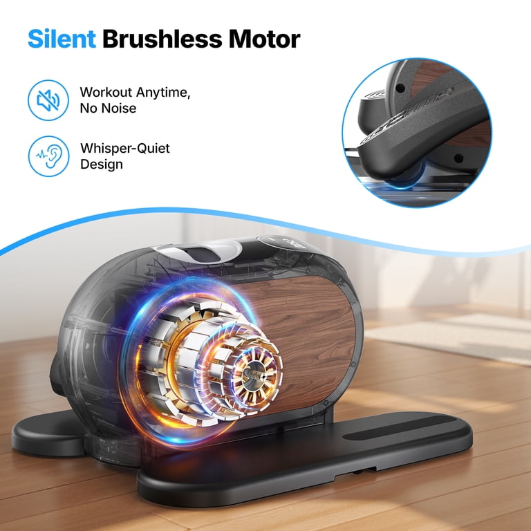 MERACH Under Desk Elliptical Trainer, Quiet & Portable photo 8