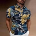 thumbnail image 2 of Summer Men's Performance Micro Elastic Short Sleeve Golf Short Sleeve TopM, 2 of 5