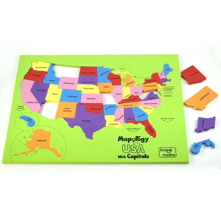 Imagimake Mapology Puzzle Map of The United States - Learn States, Capitals & Fun Facts | USA Geography Jigsaw Floor Puzzles Learning Games for Kids 5