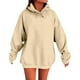 thumbnail image 3 of Sudadera con capucha gris,Sudadera con capucha para mujer, blusa informal de manga larga, blusa lisa de poliéster, largo regular para casa o el trabajo, sopatenor, 3 of 8