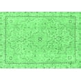 thumbnail image 1 of Ahgly Company Indoor Rectangle Abstract Emerald Green Modern Area Rugs, 3' x 5', 1 of 4