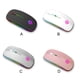thumbnail image 5 of Ordenador Ratón inalámbrico de 4 teclas con USB 1600DPI Ratones ópticos ergonómicos recargables ajustables Accesorio de viaje de oficina Blanco Inevent EL005094-02B, 5 of 7
