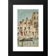 thumbnail image 2 of Vettore Zanetti-Zilla 12x18 Black Modern Framed Museum Art Print Titled - A Venetian Backwater (1892), 2 of 5