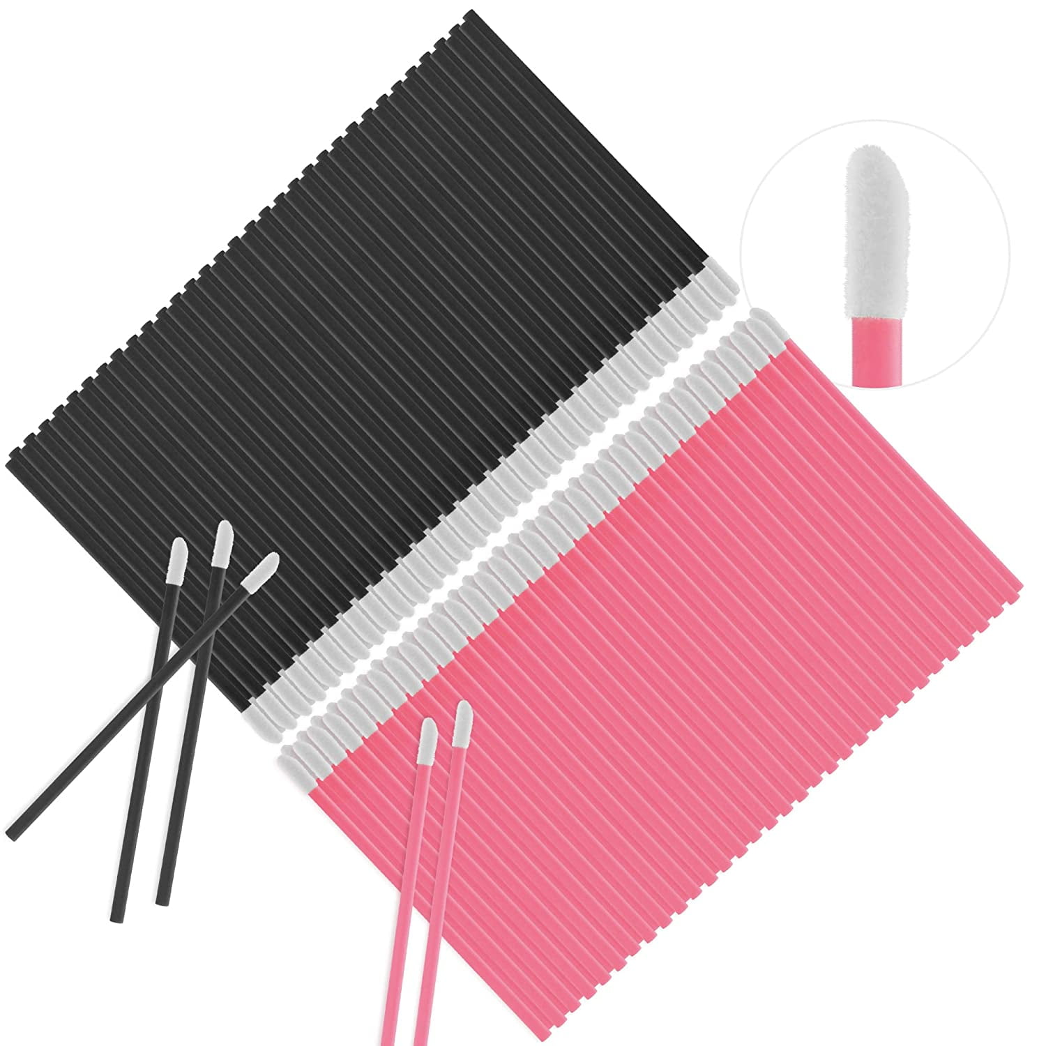 "Lip Applicators Disposable 200 Pcs Disposable Lip Wands Made with