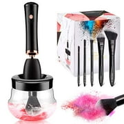 Makeup Brush Cleaner and Dryer Machine, Electric Cosmetic Automatic Brush Spinner,Wash and Dry in Seconds, Deep Cosmetic Brush Spinner for All Size Brushes