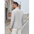 thumbnail image 4 of COOFANDY Men's Casual Blazer Regular Fit Lightweight Two Button Sport Coat Suit Jacket, 4 of 5