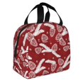 thumbnail image 2 of Pofeuu Christmas Holiday Pinecone Print Lunch Bag Lunch Box Insulated Lunch Bag Adult Lunch Box for Men and Women, 2 of 8